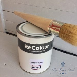 PURE BRILLIANT WHITE - ReColour Chalk Furniture Paint